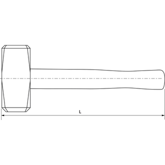 SLSHW8 Кувалда с деревянной рукояткой 8 кг