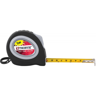 SMT519AM Рулетка с магнитным захватом и автостопом, в обрезиненном корпусе, 5 м