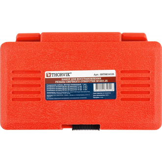 SRTRK14125 Набор для восстановления резьбы свечного отверстия М14х1.25, 16 предметов