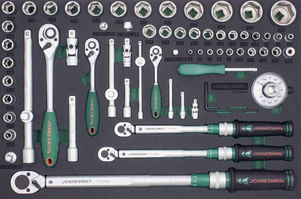 T27166SV Набор ключей динамометрических 1/4