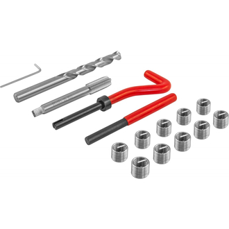 TRIS10125 Набор для восстановления резьбы M10x1.25, 15 предметов