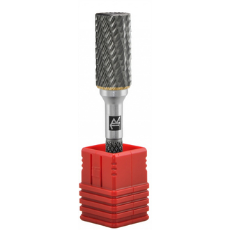 TRRBB10200665-2 Борфреза твердосплавная цилиндрическая с торцевой заточкой, тип B, 10 мм, двойная насечка, в боксе