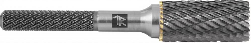 TRRBB12250670-2 Борфреза твердосплавная цилиндрическая с торцевой заточкой, тип B, 12 мм, двойная насечка, в боксе