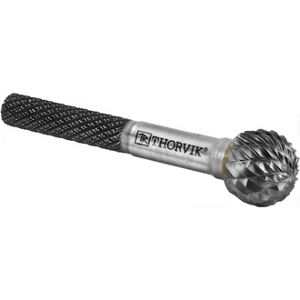 TRRBD12100655-2 Борфреза твердосплавная сферическая, тип D, 12 мм, двойная насечка, в боксе