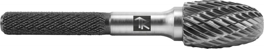 TRRBE06100655-2 Борфреза твердосплавная овальная, тип E, 6 мм, двойная насечка, в боксе