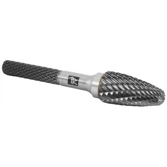 TRRBF08180663-2 Борфреза твердосплавная гиперболическая, тип F, 8 мм, двойная насечка, в боксе