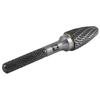 TRRBF10200665-2 Борфреза твердосплавная гиперболическая, тип F, 10 мм, двойная насечка, в боксе