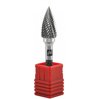 TRRBG06180663-2 Борфреза твердосплавная гиперболическая с заостренным концом, тип G, 6 мм, двойная насечка, в боксе