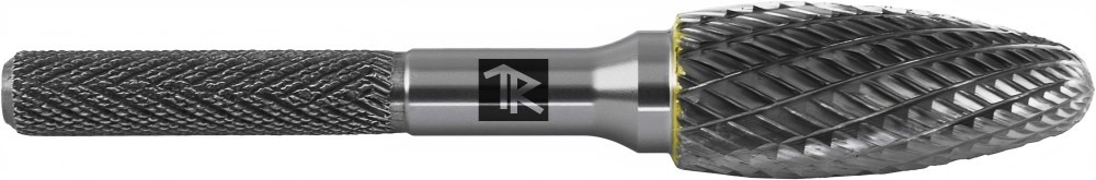 TRRBH10250670-2 Борфреза твердосплавная пламевидная, тип H, 10 мм, двойная насечка, в боксе