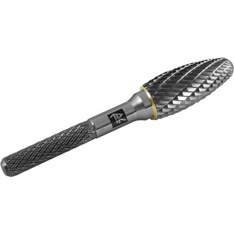 TRRBH10250670-2 Борфреза твердосплавная пламевидная, тип H, 10 мм, двойная насечка, в боксе