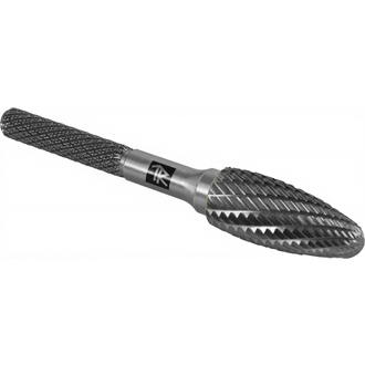 TRRBH12320677-2 Борфреза твердосплавная пламевидная, тип H, 12 мм, двойная насечка, в боксе