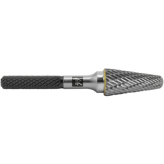 TRRBL06160661-2 Борфреза твердосплавная коническая с радиусным торцом, тип L, 6 мм, двойная насечка, в боксе