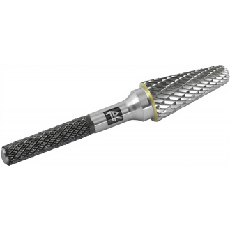 TRRBL12280673-2 Борфреза твердосплавная коническая с радиусным торцом, тип L, 12 мм, двойная насечка, в боксе