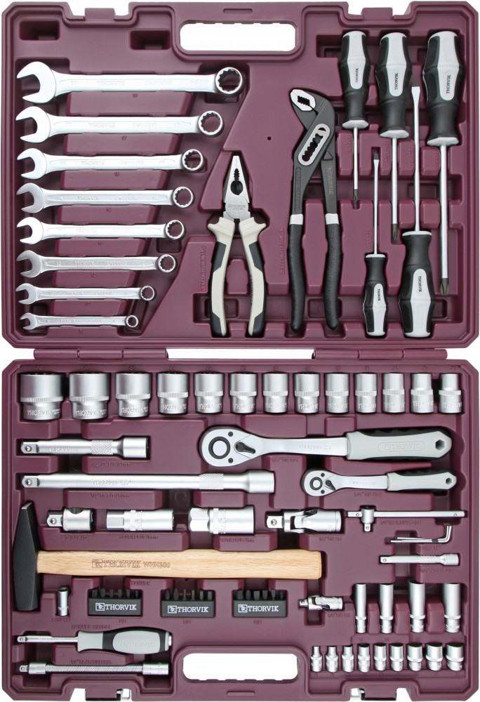 TS077/12 Набор инструмента универсальный 1/4