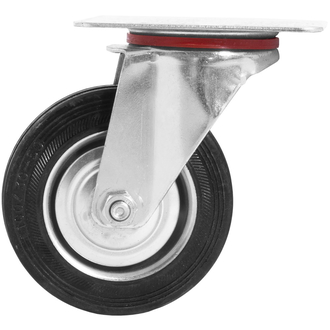 TT6-R Колесо D-100мм поворотное без тормоза для тележки Thorvik