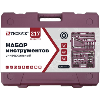TS217 Набор инструмента универсальный 1/4
