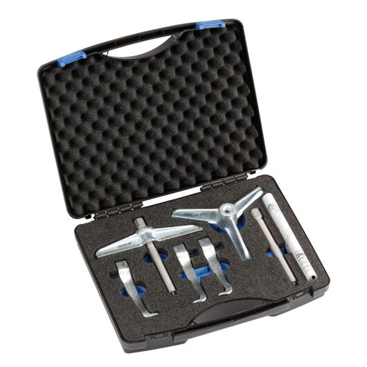 Набор съемников с 3-мя захватами, с блокираторами 140x100 мм GEDORE