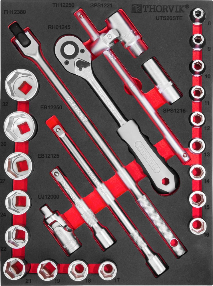UTS26STE Набор торцевых головок 1/2