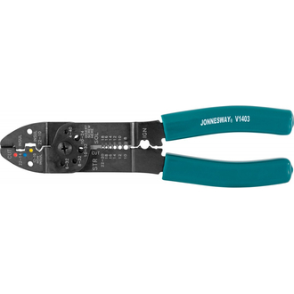 V1403 Клещи многофункциональные для снятия изоляции и обжима наконечников, 220 мм