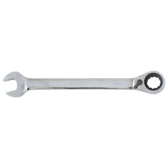 W106117 (W60117) Ключ гаечный комбинированный трещоточный с реверсом, 17 мм