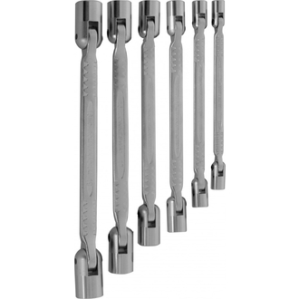 W43A106S Набор ключей гаечных карданных в кейсе, 8-19 мм, 6 предметов