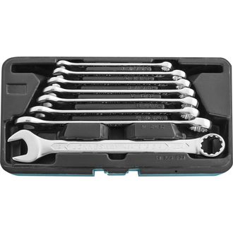W84108S Набор ключей гаечных комбинированных с профилем SUPER TECH в кейсе, 8-19 мм, 8 предметов