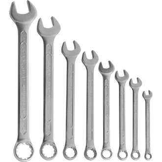 W84108S Набор ключей гаечных комбинированных с профилем SUPER TECH в кейсе, 8-19 мм, 8 предметов