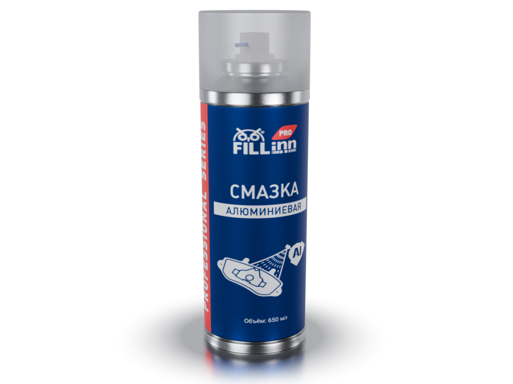FLP306 Смазка алюминиевая, 650 мл (аэрозоль)