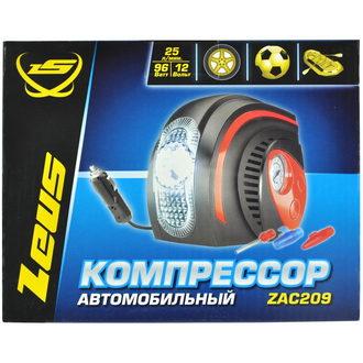 ZAC209 Компрессор автомобильный с фонарем