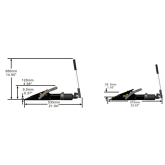 Гидравлический клин 18 тонн со встроенным насосом LW-18 LASTEKO