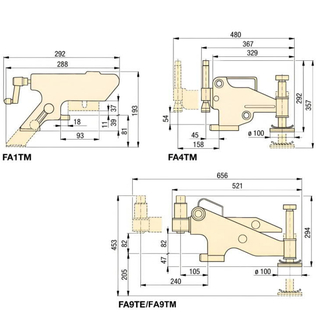 Выравниватели фланцев гидравлический 9 тонн FA9TESTD LASTEKO