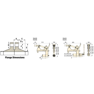 Выравниватели фланцев башни ветрогенератора 240 кН TFA15TE LASTEKO
