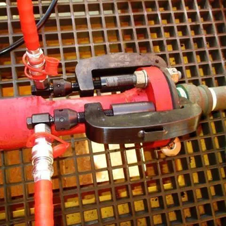 Система горячей замены крепежа с зажимом фланцев HBRC FPT