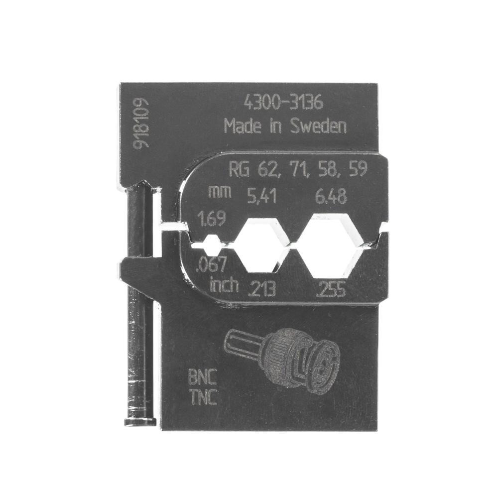 Модуль сменный для коаксиального кабеля RG 58/59/62/71 GEDORE