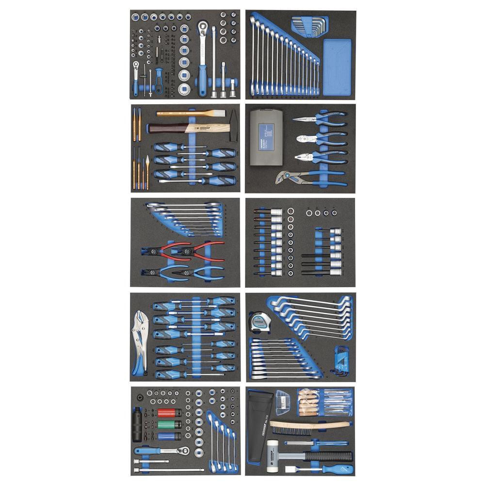 Набор инструмента в СТ ложементе, 308 шт GEDORE