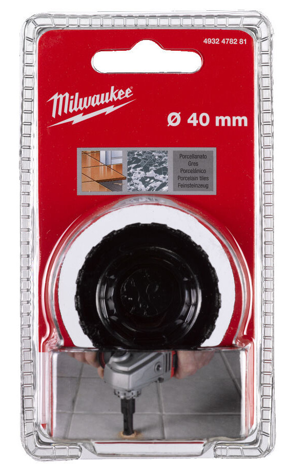 Алмазное корончатое сверло М14 40мм (1 шт)