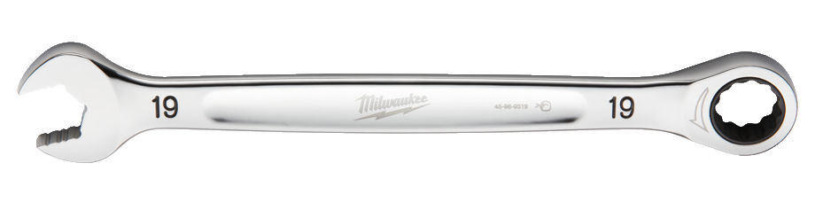 Ключ MAXBITE рожково-накидной с трещоткой 19мм