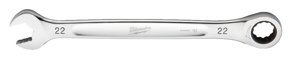 Ключ MAXBITE рожково-накидной с трещоткой 22мм