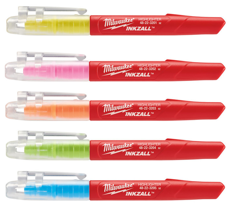 Маркер INKZALL текстовыделитель Цветные 5шт