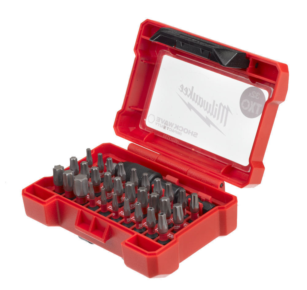 Перейти на страницу товара Набор бит Milwaukee SHOCKWAVE TORX 32шт (1 шт)