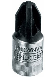 Головка торцевая с отверточной вставкой 1/4
