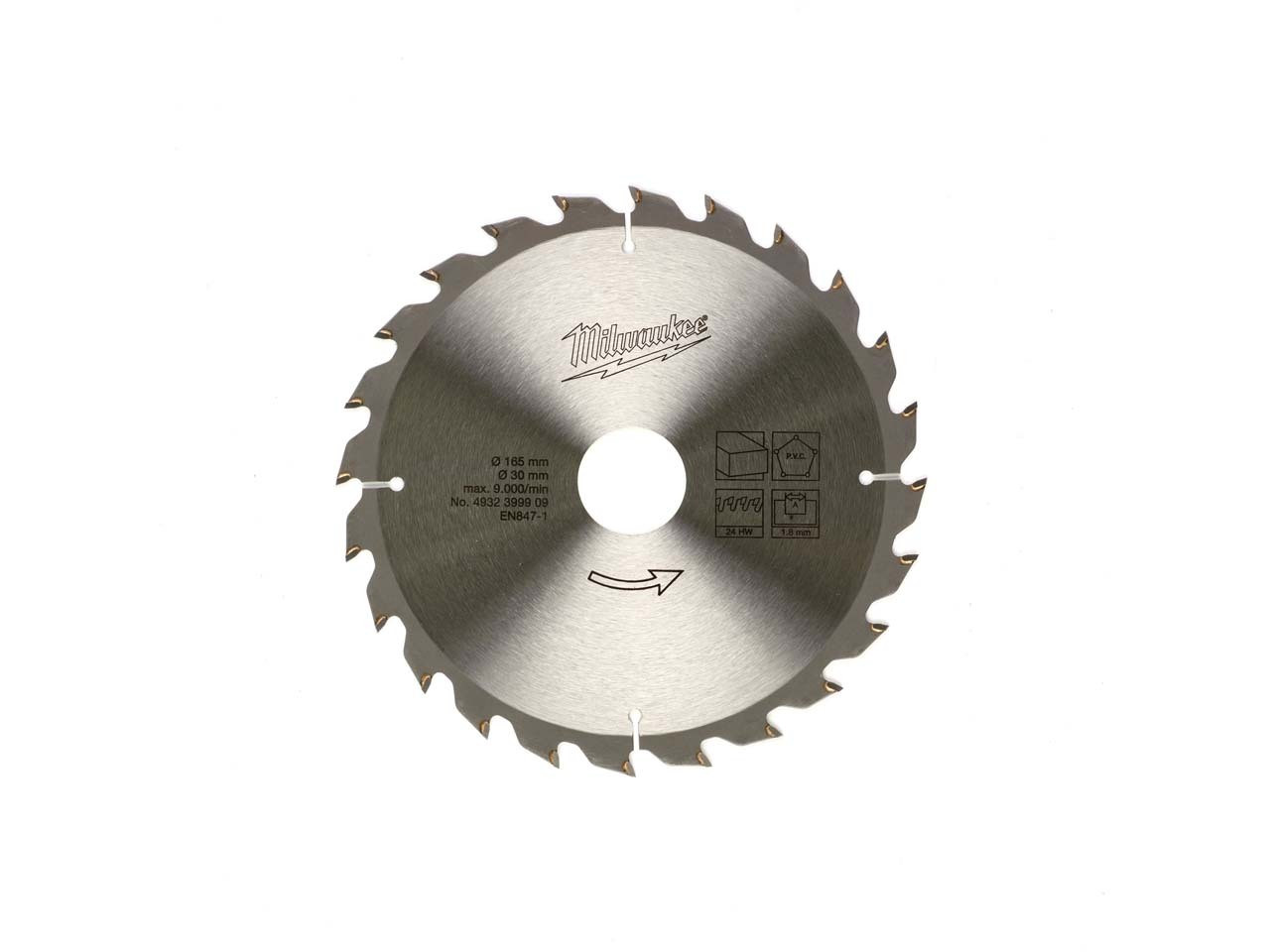 Перейти на страницу товара Пильный диск 165/30 Z24 (1 шт)