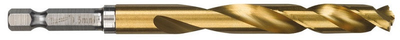 Перейти на страницу товара Сверло по металлу Milwaukee RedHEX HSS-G TiN 10.5мм (1 шт)